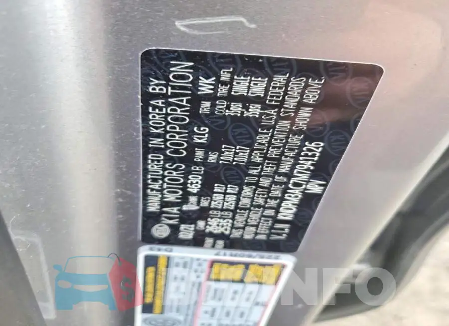 KNDPM3AC7M7941326 Photo# 13