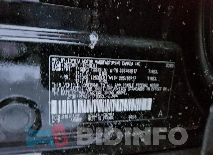 2T3P1RFV2SC519053 Photo# 13