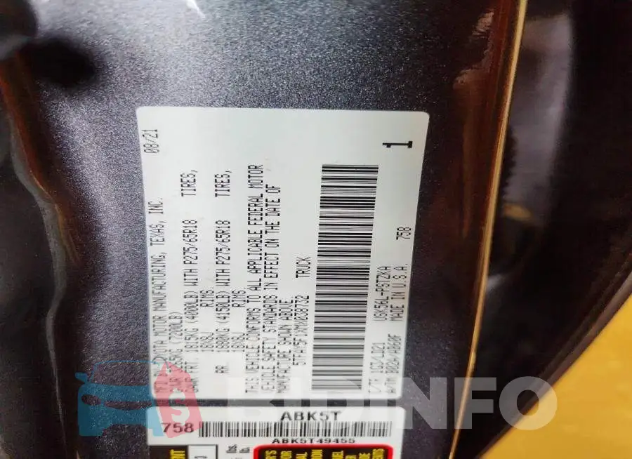 5TFAY5F1XMX038732 Photo# 12