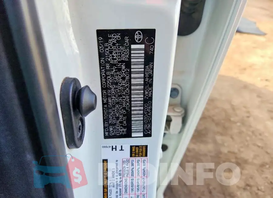 JTDKARFU2K3078012 Photo# 12