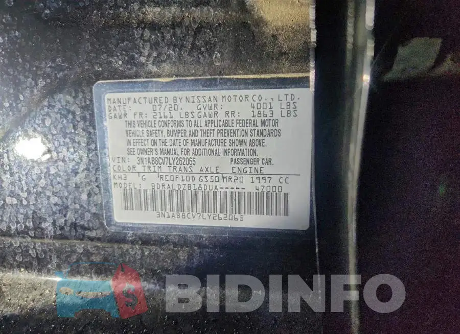 3N1AB8CV7LY262065 Photo# 12