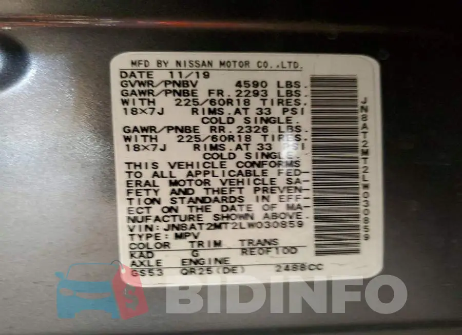 JN8AT2MT2LW030859 Photo# 12