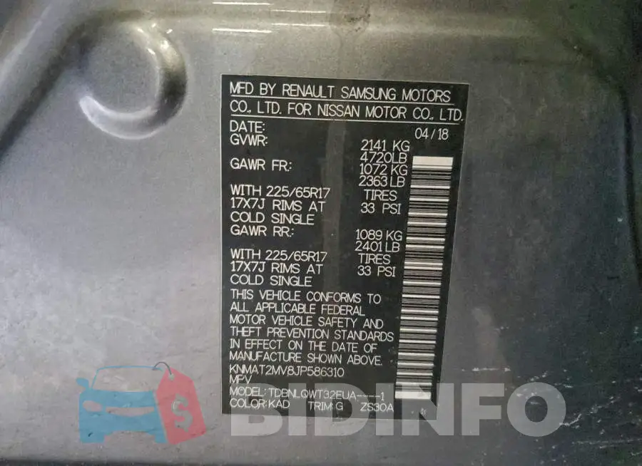 KNMAT2MV8JP586310 Photo# 13