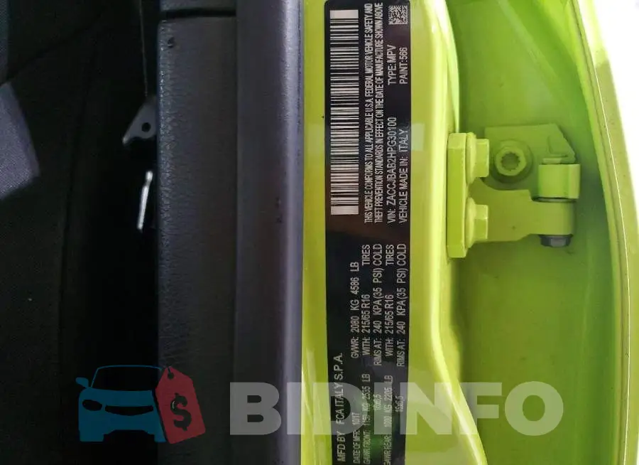 ZACCJBAB2HPG30100 Photo# 14