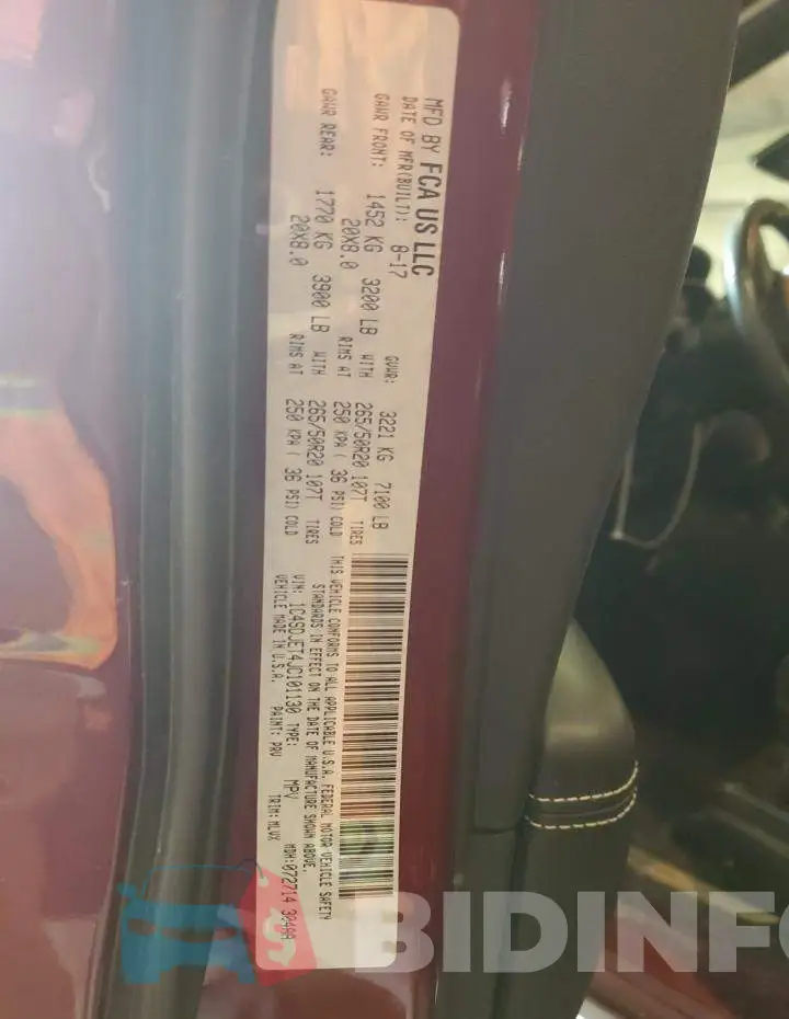 1C4SDJET4JC101130 Photo# 14
