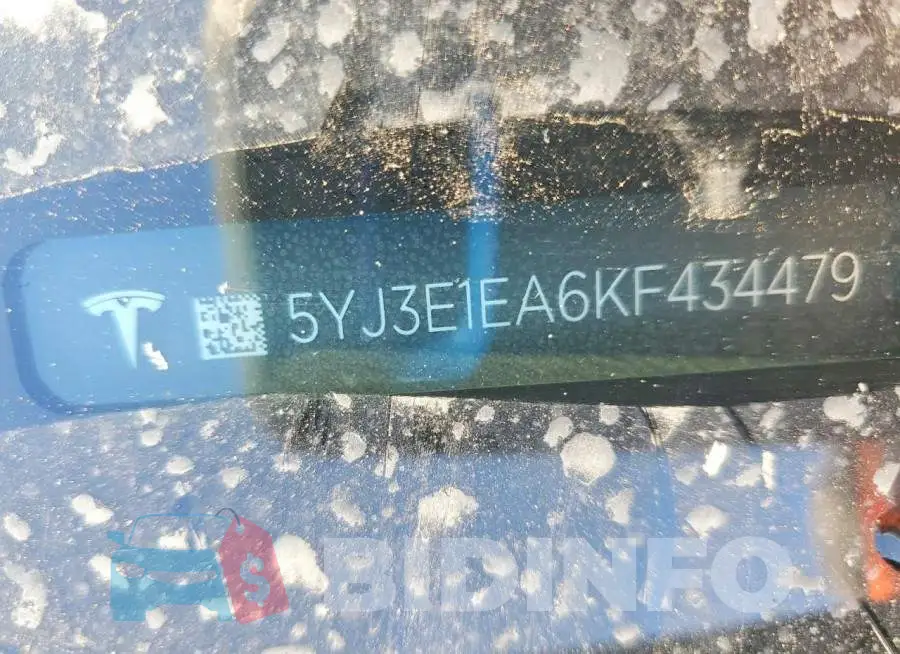 5YJ3E1EA6KF434479 Photo# 9