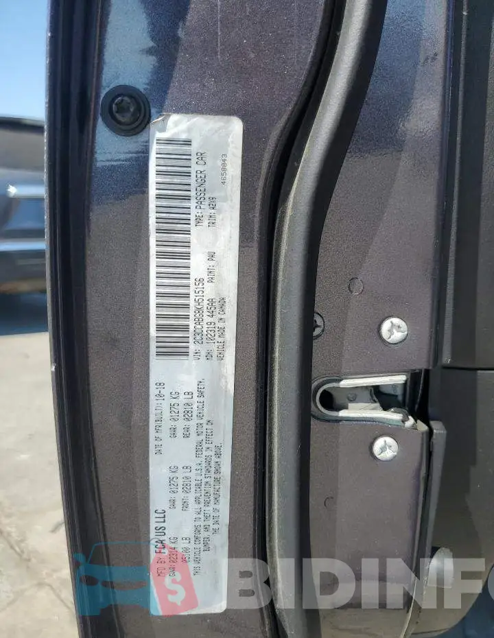 2C3CCABG8KH515156 Photo# 12