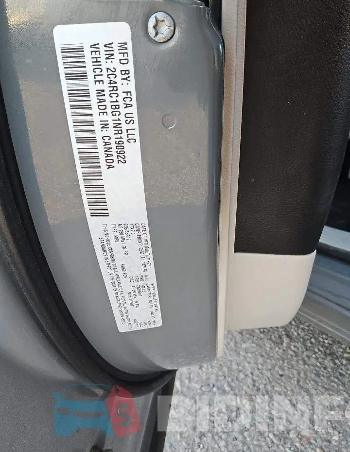 2C4RC1BG1NR190922 Photo# 13