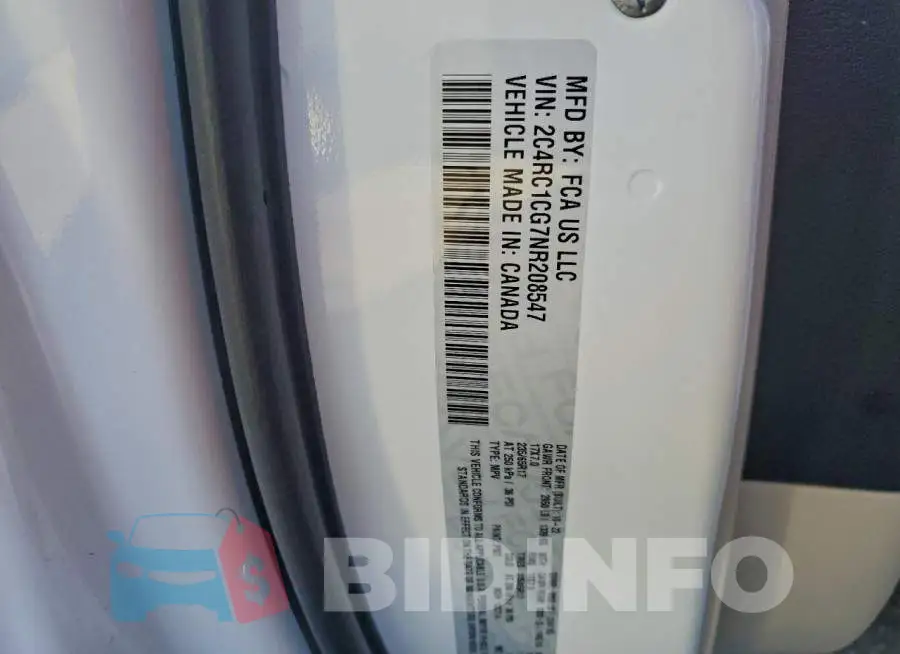 2C4RC1CG7NR208547 Photo# 13