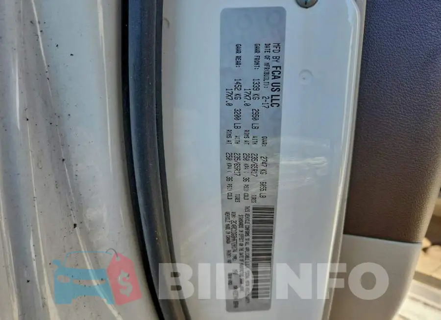 2C4RC1DG8HR720174 Photo# 13