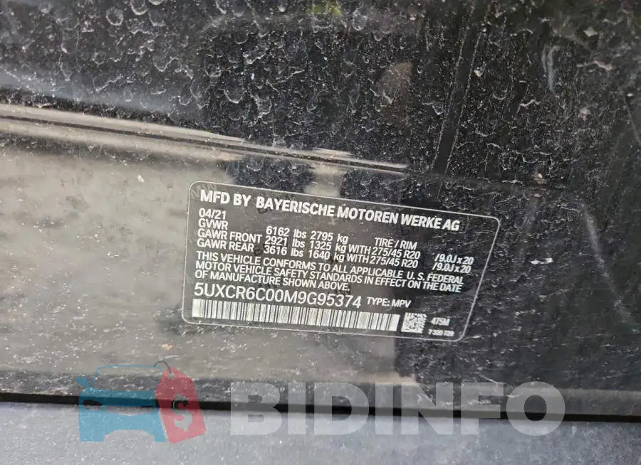 5UXCR6C00M9G95374 Photo# 14