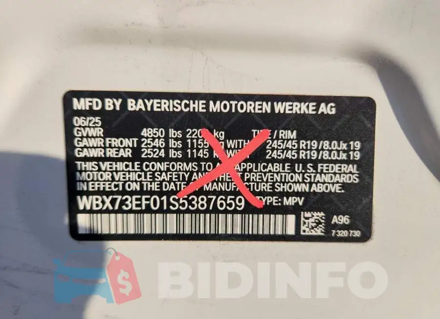 WBX73EF01S5387659 Photo# 14