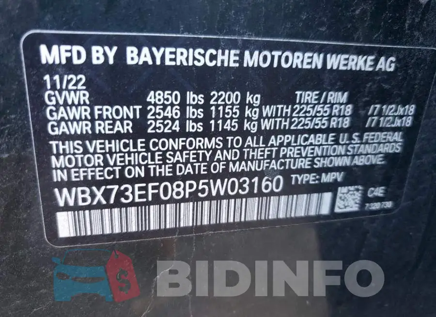WBX73EF08P5W03160 Photo# 13