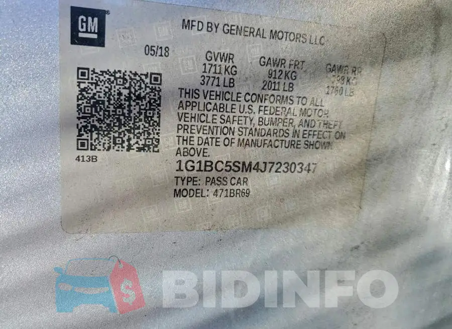 1G1BC5SM4J7230347 Photo# 13