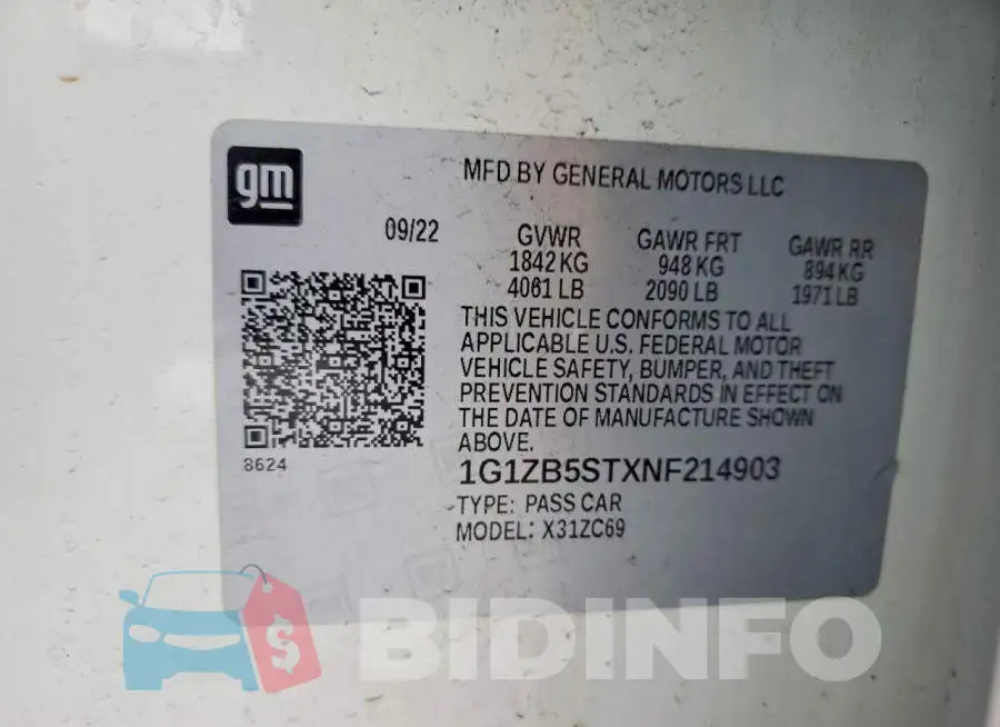 1G1ZB5STXNF214903 Photo# 12