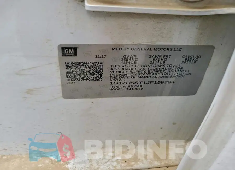 1G1ZD5ST1JF159794 Photo# 12