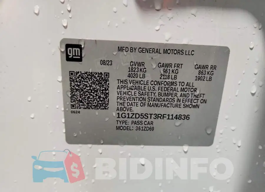 1G1ZD5ST3RF114836 Photo# 12