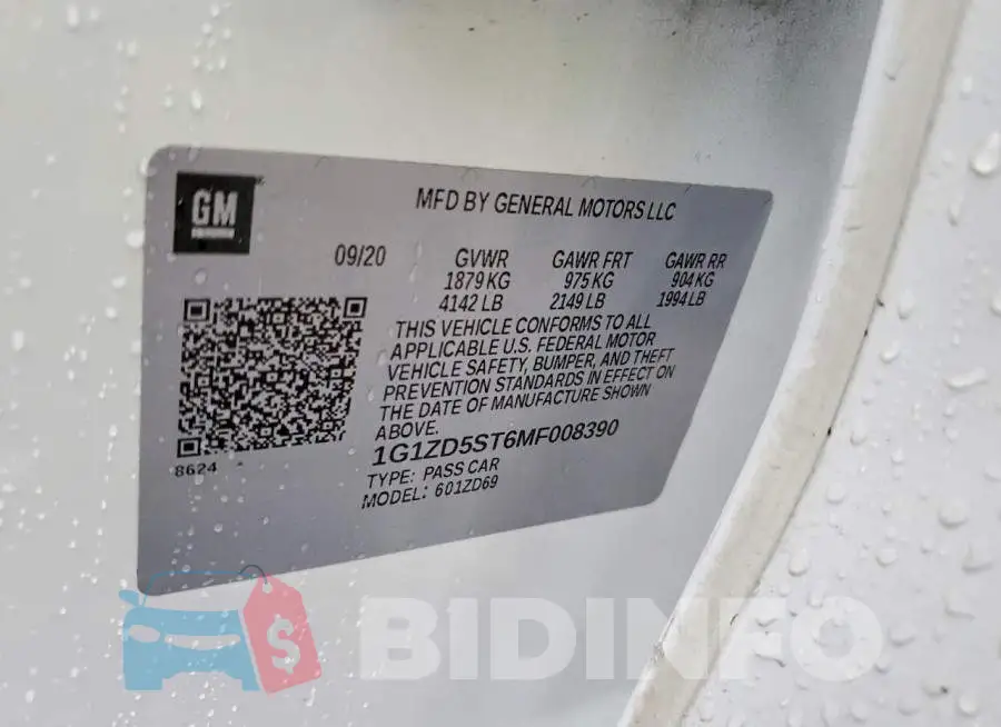 1G1ZD5ST6MF008390 Photo# 12