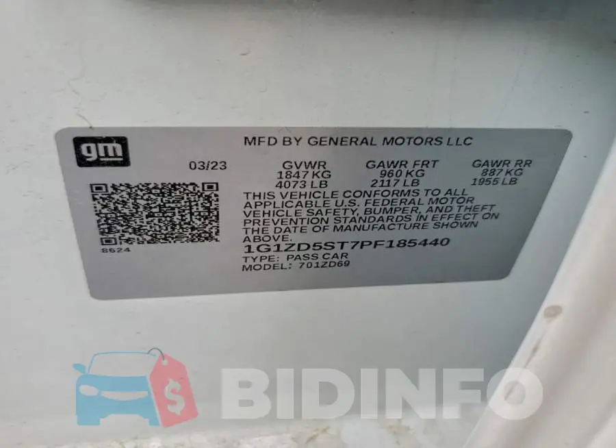 1G1ZD5ST7PF185440 Photo# 12
