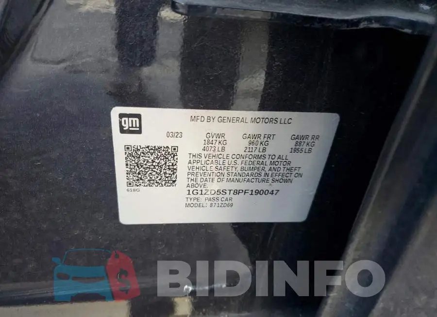 1G1ZD5ST8PF190047 Photo# 12
