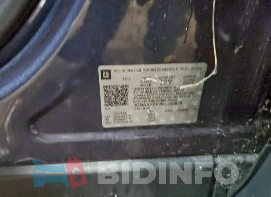 3GNAXHEV2KL258875 Photo# 13