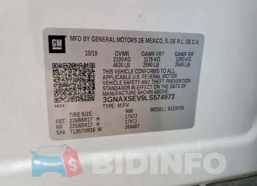 3GNAXSEV9LS574973 Photo# 13