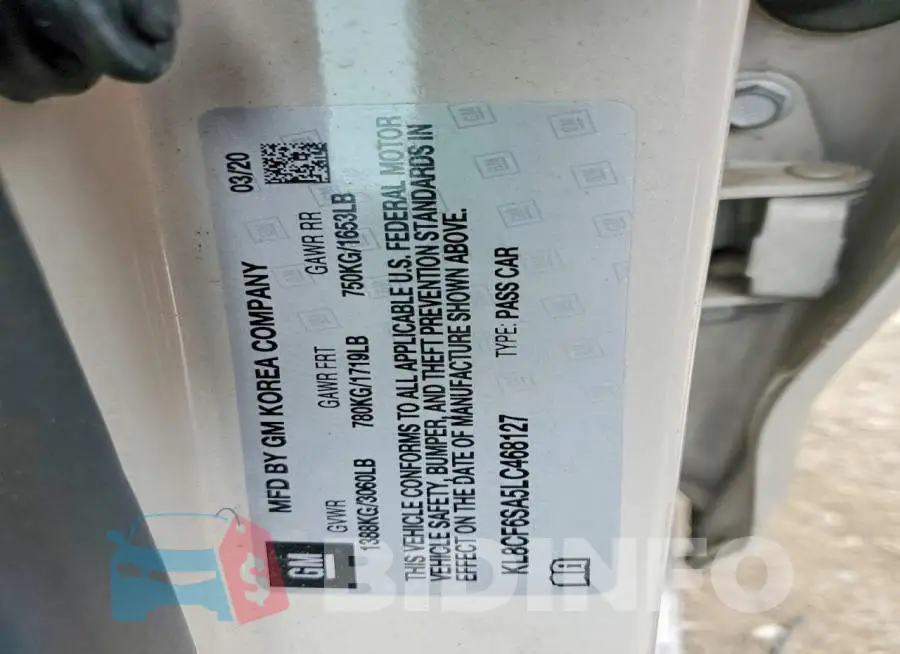 KL8CF6SA5LC468127 Photo# 12