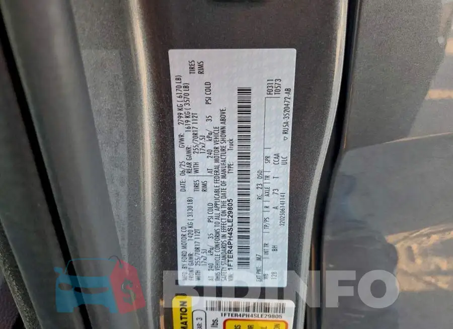 1FTER4PH4SLE29805 Photo# 13