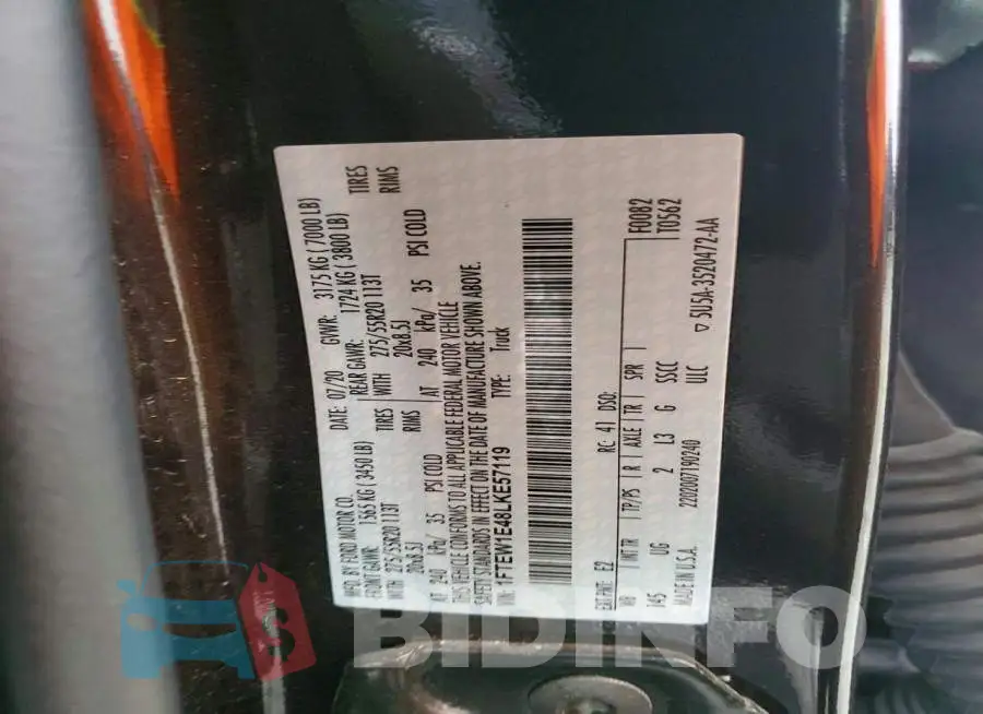 1FTEW1E48LKE57119 Photo# 12