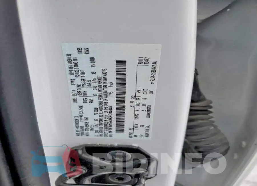 1FTFW1E43KFC04446 Photo# 12