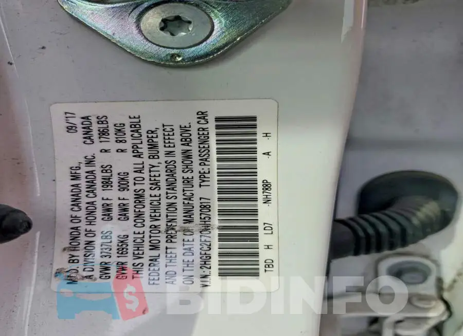 2HGFC2F70HH570817 Photo# 12