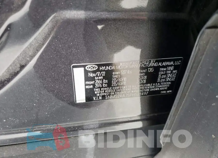 5NMS24AJ5PH528497 Photo# 12