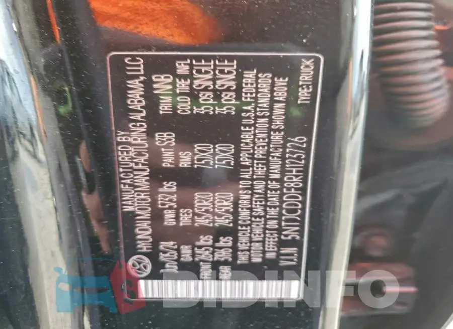 5NTJCDDF8RH123726 Photo# 12