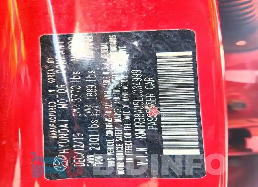 KMHRB8A35LU034999 Photo# 12