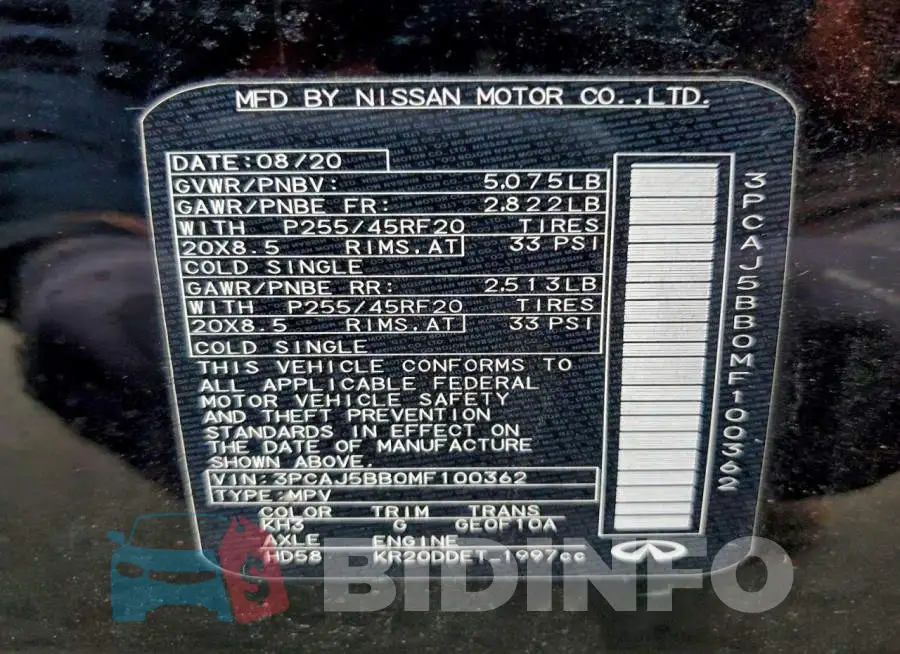 3PCAJ5BB0MF100362 Photo# 13
