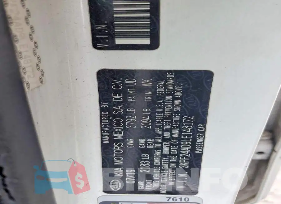 3KPF24AD9LE148172 Photo# 12