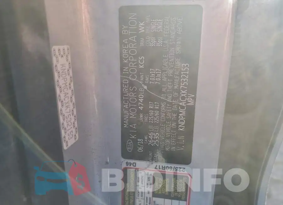 KNDPMCACXK7532153 Photo# 13