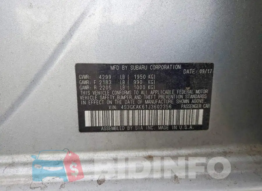 4S3GKAK61J3602356 Photo# 12