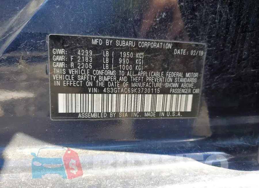 4S3GTAC69K3730115 Photo# 12