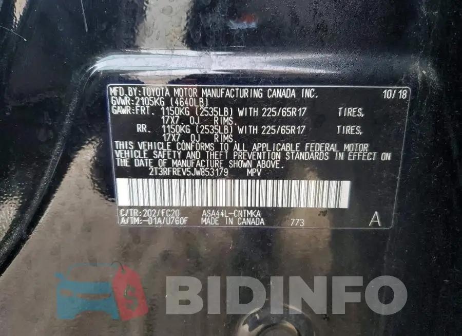 2T3RFREV5JW853179 Photo# 13