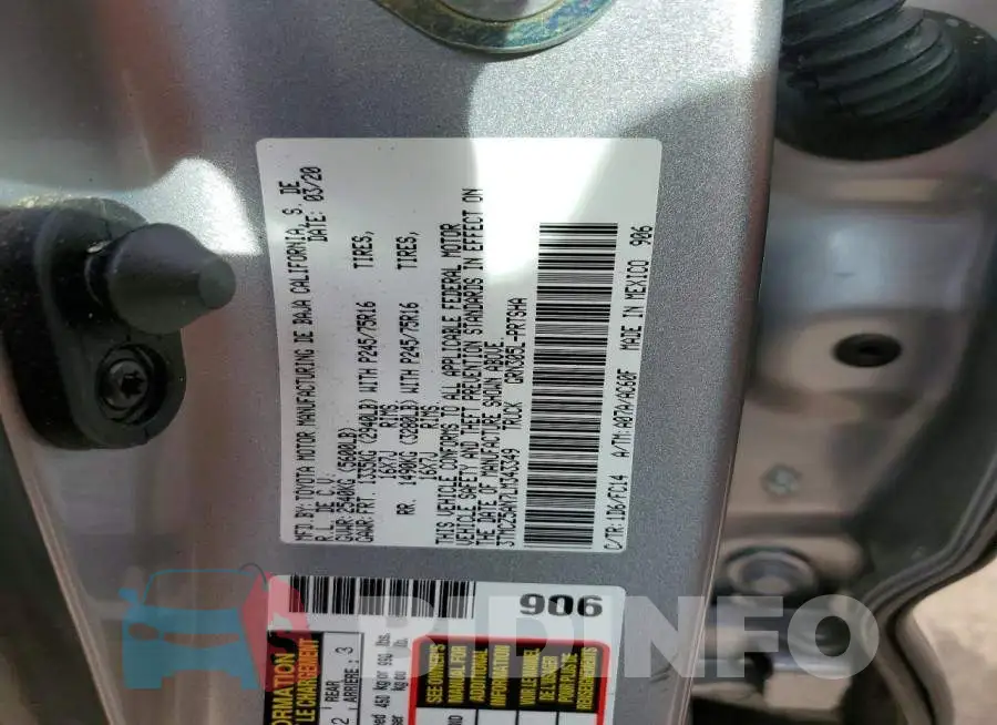 3TMCZ5AN7LM343349 Photo# 12
