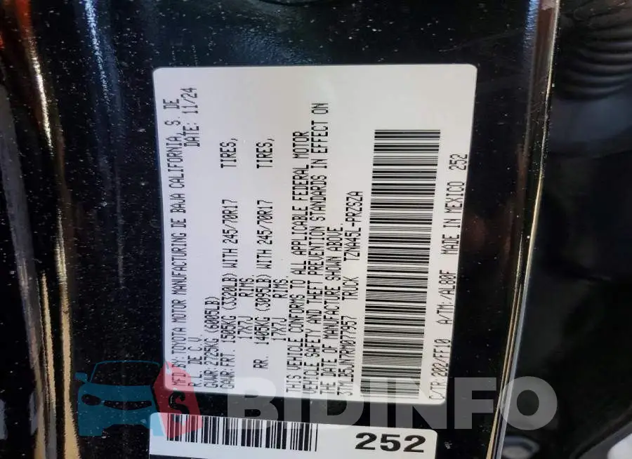 3TMLB5JN7RM077957 Photo# 12