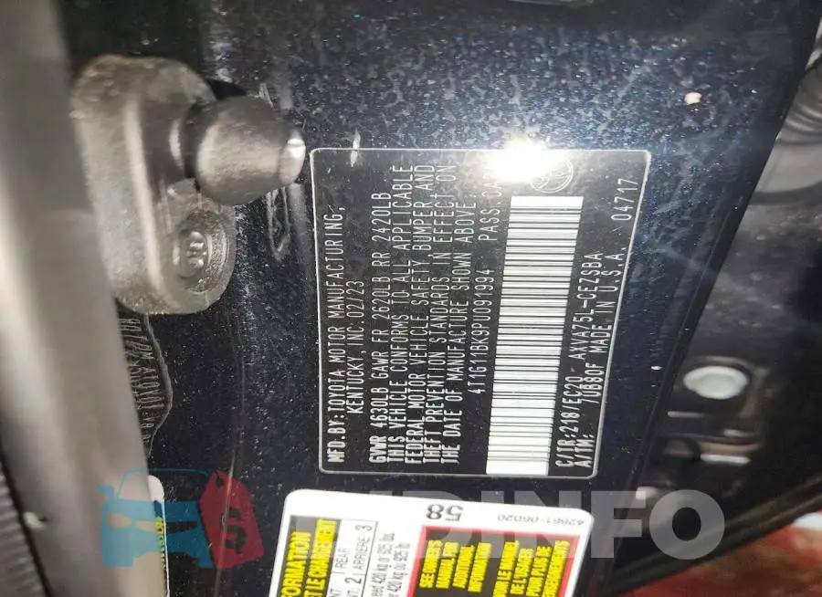 4T1G11BK9PU091994 Photo# 13