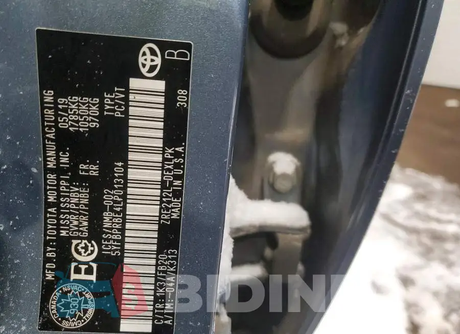 5YFBPRBE4LP013104 Photo# 13