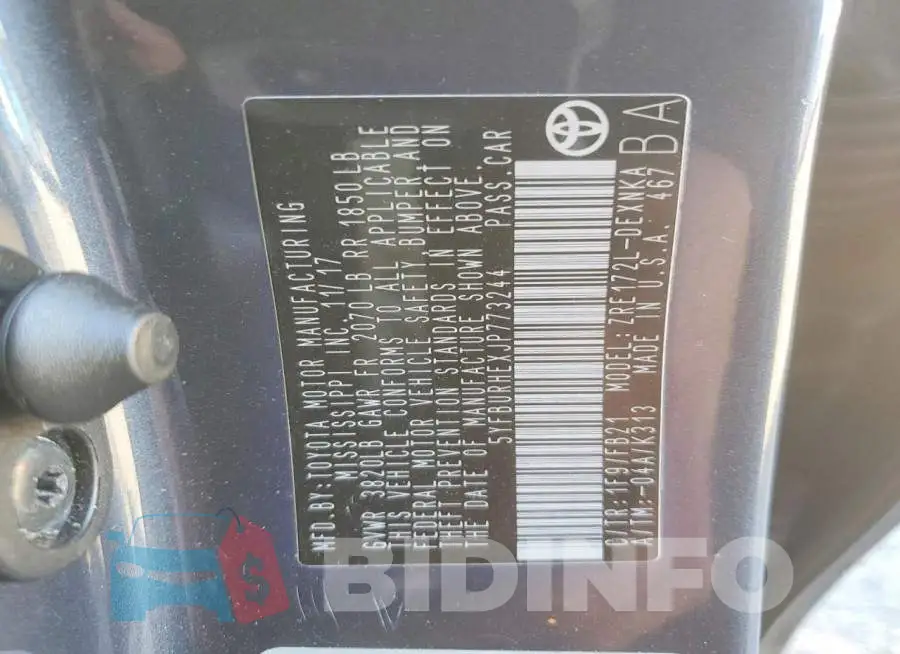 5YFBURHEXJP773244 Photo# 12