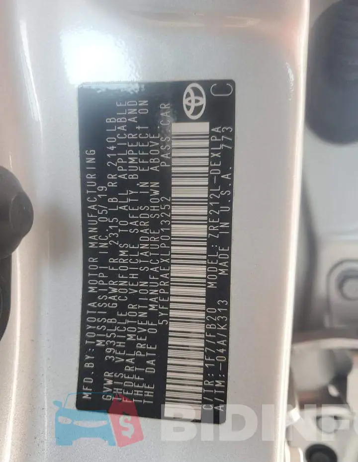 5YFEPRAEXLP013252 Photo# 12