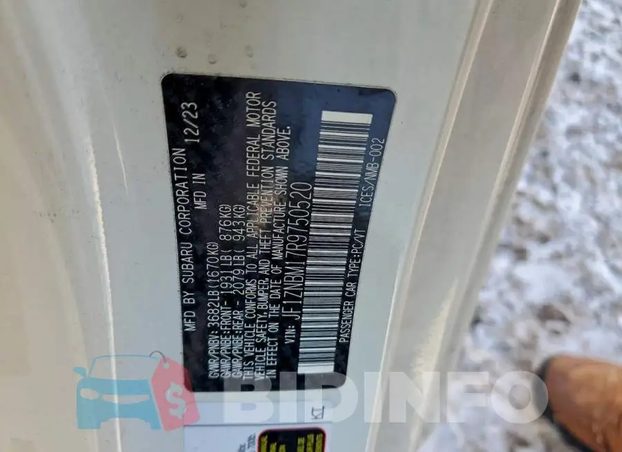 JF1ZNBM17R9750520 Photo# 12