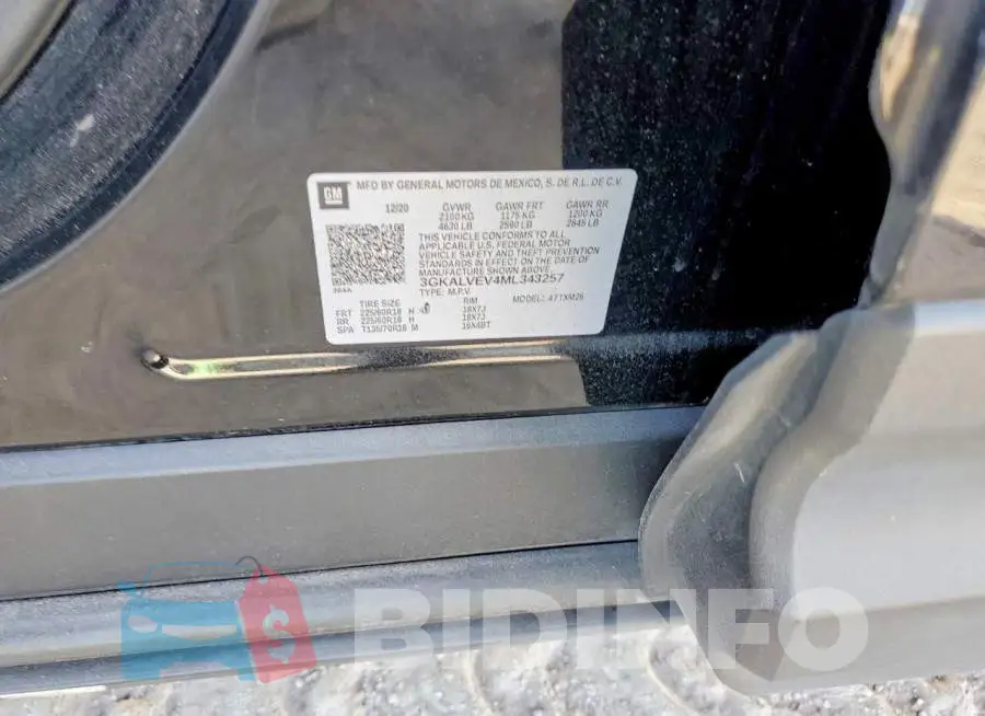 3GKALVEV4ML343257 Photo# 12