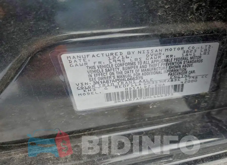 3N1AB7AP0HL666375 Photo# 12