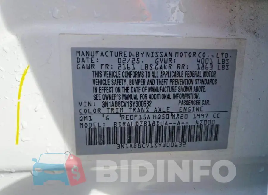 3N1AB8CV1SY300632 Photo# 13